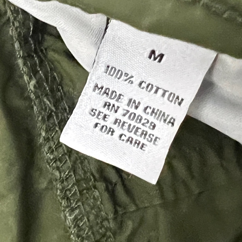 Rue21 Olive Green Cargo Pants M Y2K Style Utility Wide Leg - Picture 4 of 9
